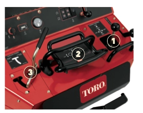 Panel de controles TORO Dingo TX 525